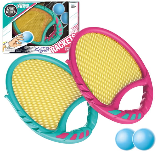 WOOPIE Arcade GAME CATCH BALL – 2 ketchere + 2 bolde