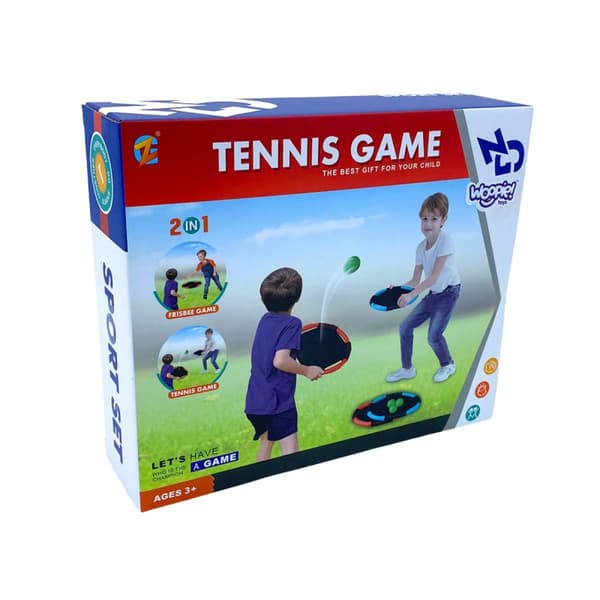 WOOPIE 2-i-1 tennis- og frisbee-spil