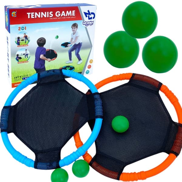 WOOPIE 2-i-1 tennis- og frisbee-spil