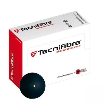 TECNIFIBRE TECNIFIBRE SQUASHBOLLAR 1 GUL Prick (x2)