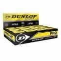 Box med 12 squashbollar Dunlop 2 poäng gul
