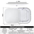 Miniatyrbild 2 av 4: LED taklampa XMTECH med radarsensor - Varmvit - 2800K-3500K