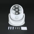 Miniatyrbild 2 av 4: JL LED-lampa Ljus 360° rörelsedetektor roterar automatiskt Trådlös sensor Uteplats Säkerhet för trädgårdsvägg korridor toalett