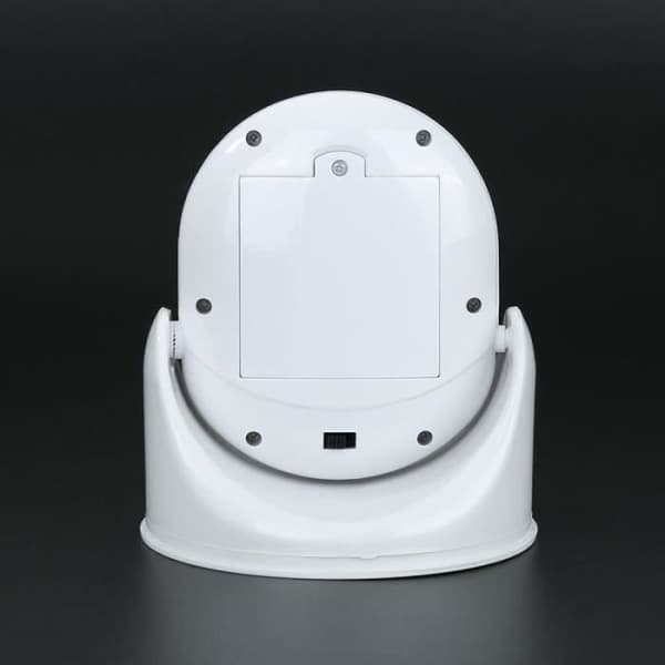 Glife00753-LED ljus 360° rörelsedetektor roterar automatiskt trådlös sensor uteplats Säkerhet för trädgårdsvägg korridor T