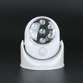 Miniatyrbild 2 av 4: Glife00753-LED ljus 360° rörelsedetektor roterar automatiskt trådlös sensor uteplats Säkerhet för trädgårdsvägg korridor T