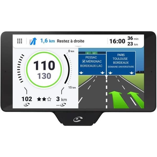 Coyote NAV+ - GPS-navigator med 3D-kartläggning och realtidsvarningar