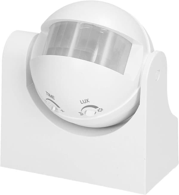 Rörelsedetektor - fotocell Orno CR-201 Utomhusrörelsedetektor IP44 1200W med vertikal justering (Vit)