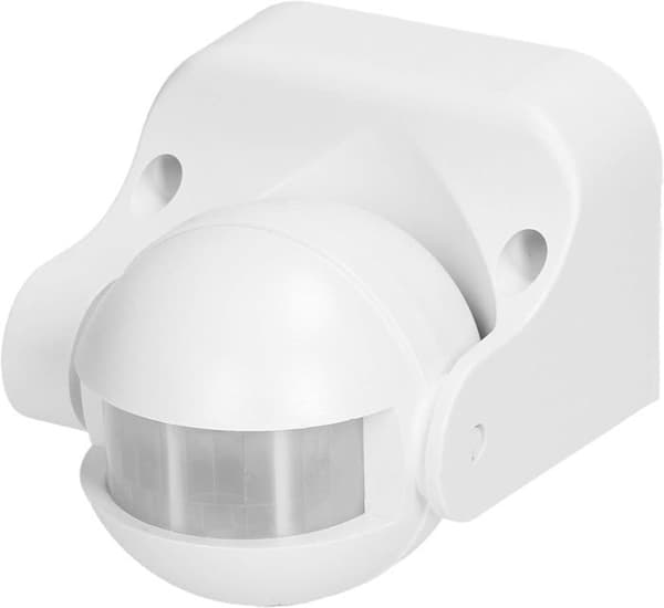 Rörelsedetektor - fotocell Orno CR-201 Utomhusrörelsedetektor IP44 1200W med vertikal justering (Vit)