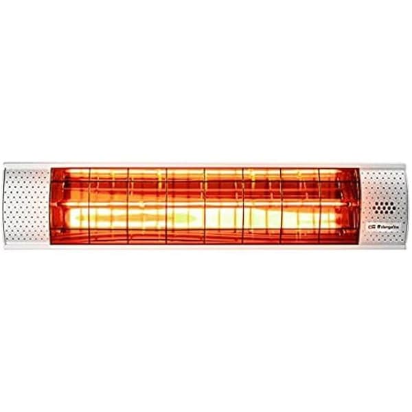 Infraröd spis - ORBEGOZO - PHF 45 - 2000W - Vattentät IP-55 - Väggmontering - 3 meters räckvidd Rostfritt stål