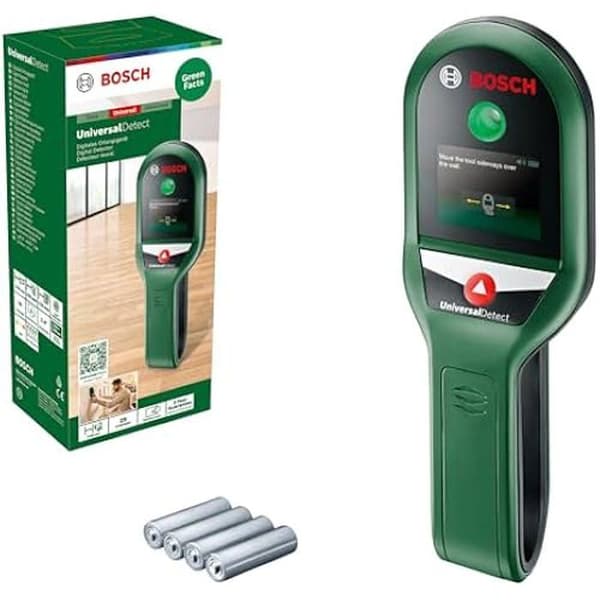 Detektor - BOSCH - UniversalDetect - 3 detektionslägen - Färgskärm med pekfunktion - Steg-för-steg-instruktioner