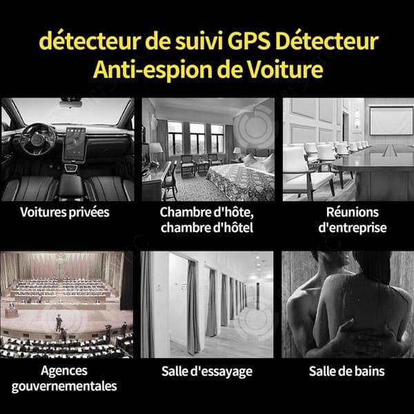 INN Bildetektor 1mhz-2,8ghz multifunktion hörbar och visuell signalfunktion 20 timmars batteritid