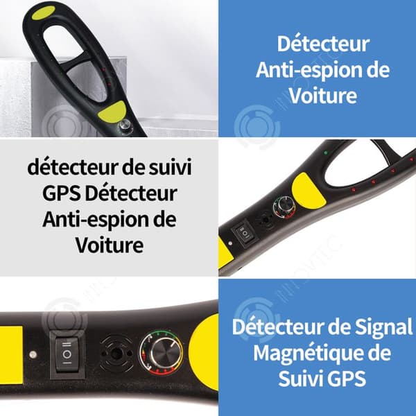 INN Bildetektor 1mhz-2,8ghz multifunktion hörbar och visuell signalfunktion 20 timmars batteritid