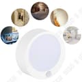 Miniatyrbild 2 av 4: TD® 9 LED trådlös batteridriven nattljusrörelsesensor (vitt ljus)