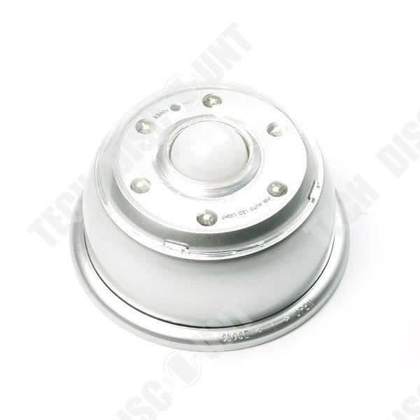 TD® 6-LED-sensor PIR-rörelsesensor infraröd lampa/ rund mänsklig induktionslampa