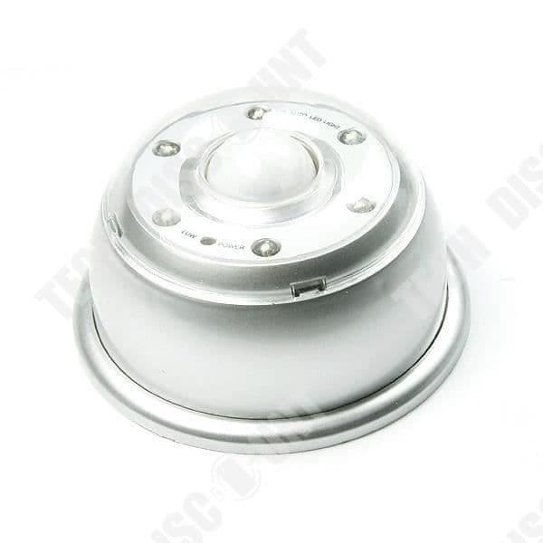TD® 6-LED-sensor PIR-rörelsesensor infraröd lampa/ rund mänsklig induktionslampa