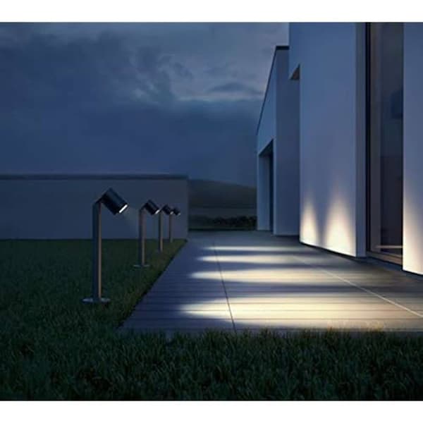 Utomhus LED-lampa - STEINEL - Spot Way SC - GU10 - 7,9 W - Bluetooth - Rörelsedetektor 90°