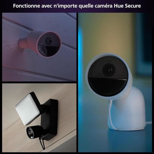 Kontaktsensorer - Philips Hue - Säker - x 2 - Lätt installation - Kontroll via app - Vit