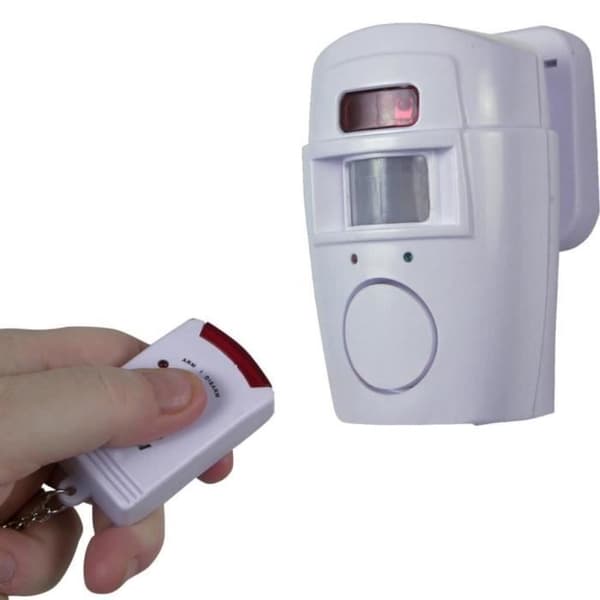 Mengshen® Trådlös Siren Larm Säkerhet Infraröd IR PIR-sensor Rörelsedetektor 2 Fjärrkontroll för hem...