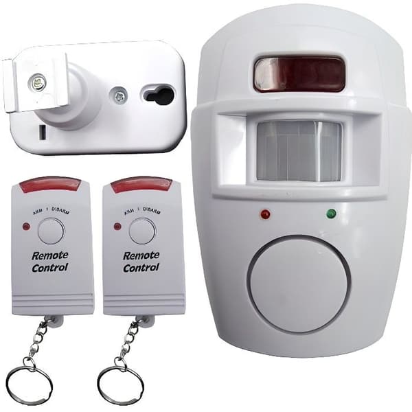 Mengshen® Trådlös Siren Larm Säkerhet Infraröd IR PIR-sensor Rörelsedetektor 2 Fjärrkontroll för hem...