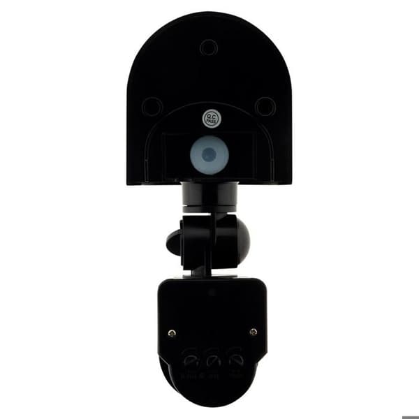 IP44 rörelsedetektor - svängbar huvudenhet - 1200W - Svart - Elexity