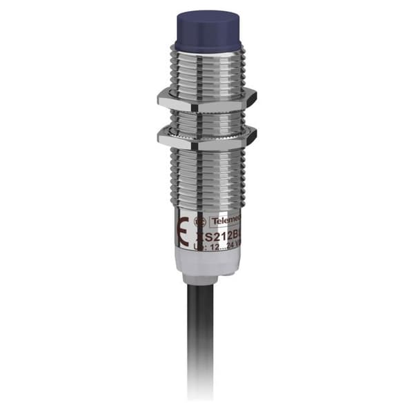 Xs212blpal2 Schneider Xs Induktiv Metallsensor - M12 L44mm Icke-noberbar Sn4mm Dc 3 Trådar Pnp No - 2m Telemecanique