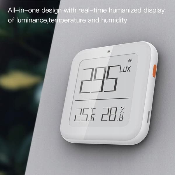 Intelligent Ljustermometer - ARHATREYA - Zigbee - Temperatur &amp; Luftfuktighet - Bluetooth
