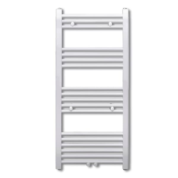 vidaXL Handdukstork centralvärme element rak 600 x 1160 mm