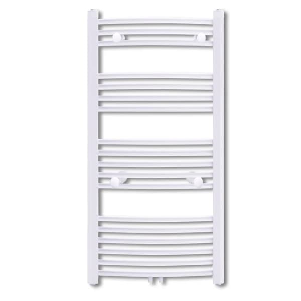 vidaXL Baderomsradiator 600 x 1160 mm kurvet