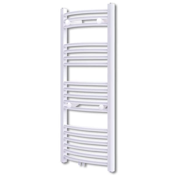 vidaXL Baderomsradiator 600 x 1160 mm kurvet
