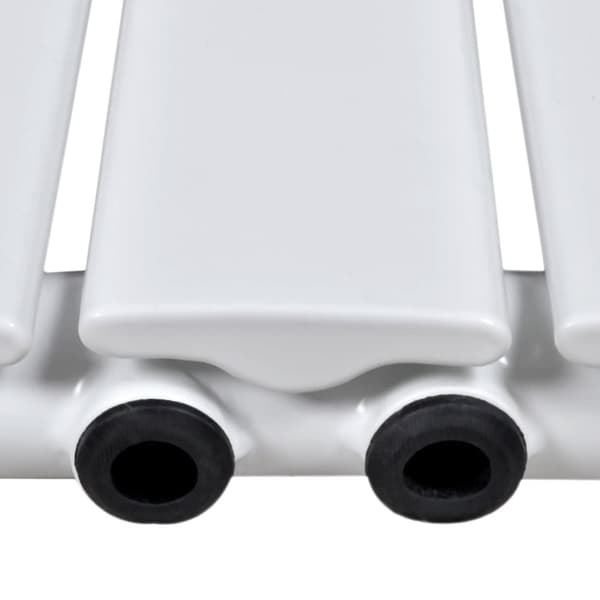 vidaXL Panelovn hvit 465 mm x 900 mm