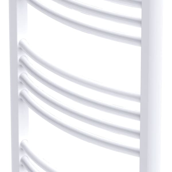 vidaXL Baderomsradiator 500 x 1160 mm kurvet