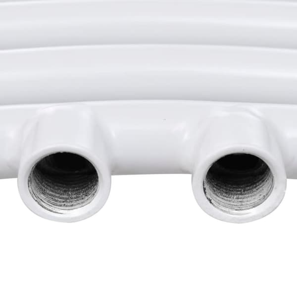 vidaXL Baderomsradiator 500 x 1160 mm kurvet