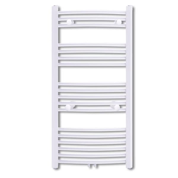 vidaXL Baderomsradiator 500 x 1160 mm kurvet