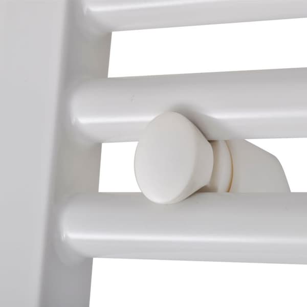 vidaXL håndklæderadiator 600x1160 mm centralvarme lige