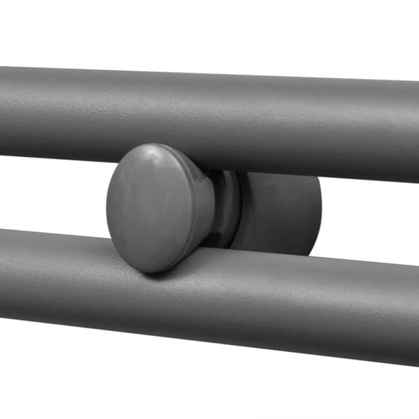 vidaXL Radiator håndklestativ rett grå 600 x 1160 mm