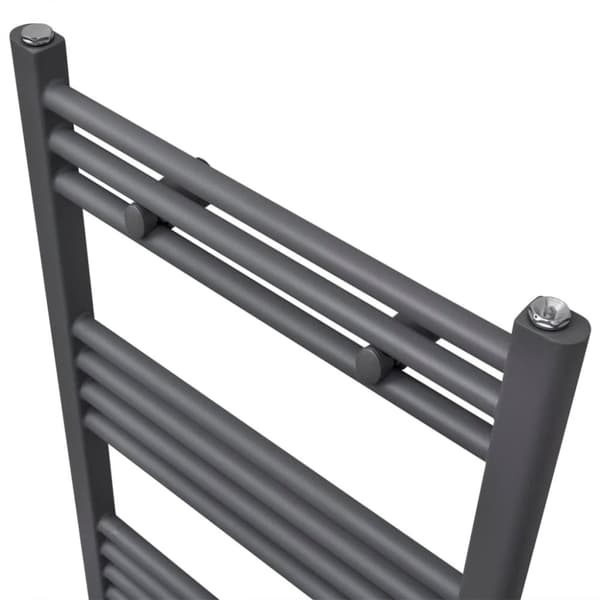 vidaXL Radiator håndklestativ rett grå 500 x 764 mm