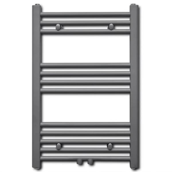 vidaXL Radiator håndklestativ rett grå 500 x 764 mm