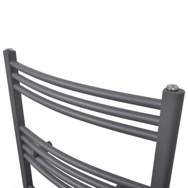 vidaXL Radiator håndklestativ rett grå 480x480 mm