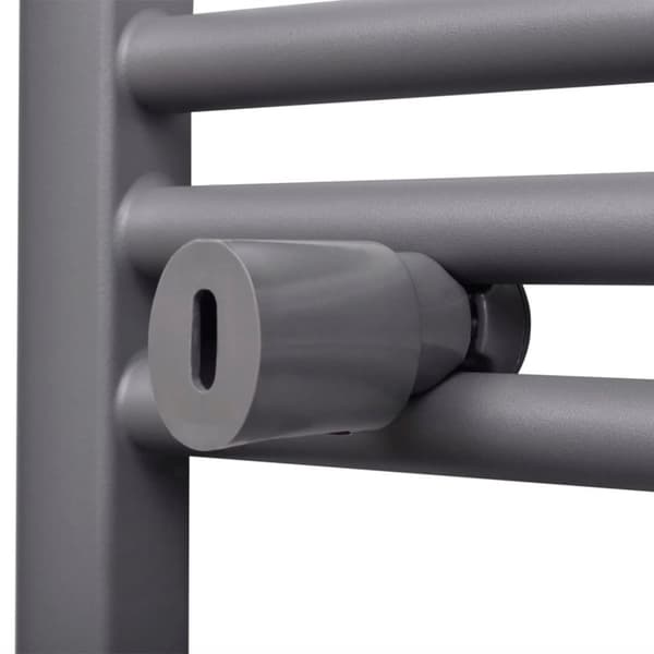 vidaXL Radiator håndklestativ rett grå 480x480 mm
