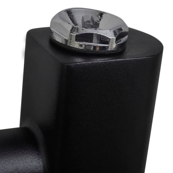 vidaXL håndklæderadiator centralvarme lige 500x764 mm sort