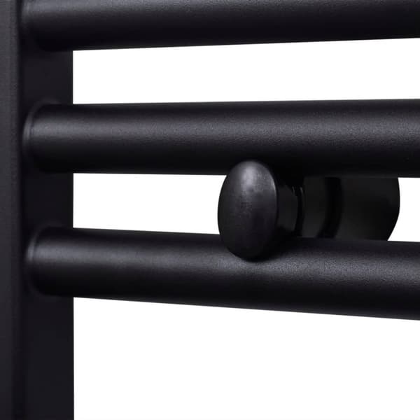 vidaXL håndklæderadiator centralvarme lige 500x764 mm sort
