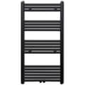 Miniatyrbillede 2 af 9: vidaXL håndklæderadiator 600x1160 mm centralvarme lige sort