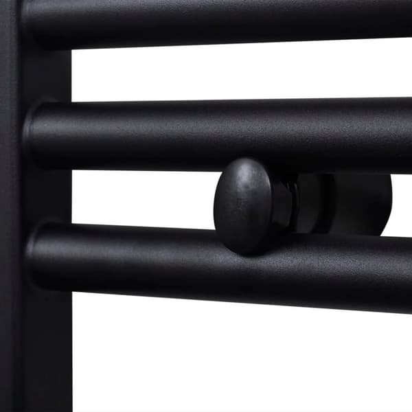 vidaXL Radiator håndklestativ buet svart 500x764 mm