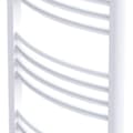 Pikkukuva 3 / 9: vidaXL Kylpyhuoneen Keskuslämmitys Pyyheteline Kaareva 600 x 1160 mm Sivu- & Keskiliittimet