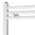 Pikkukuva 5 / 9: vidaXL Kylpyhuoneen Keskuslämmitys Pyyheteline Kaareva 600 x 1160 mm Sivu- & Keskiliittimet