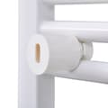 Pikkukuva 6 / 9: vidaXL Kylpyhuoneen Keskuslämmitys Pyyheteline Kaareva 600 x 1160 mm Sivu- & Keskiliittimet