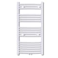 Pikkukuva 2 / 9: vidaXL Kylpyhuoneen Keskuslämmitys Pyyheteline Kaareva 500 x 1160 mm Sivu- & Keskiliittimet