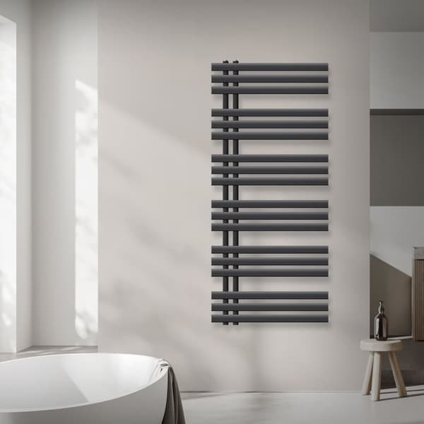 600X1400 mm Iron M Design radiator Håndklæderadiatorer Anthracite 900 W