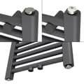 Miniatyrbild 3 av 5: Radiator Handduk ECD Germany Modell Sahara 300 x 800 mm rak antracit med central anslutning handdukshängare