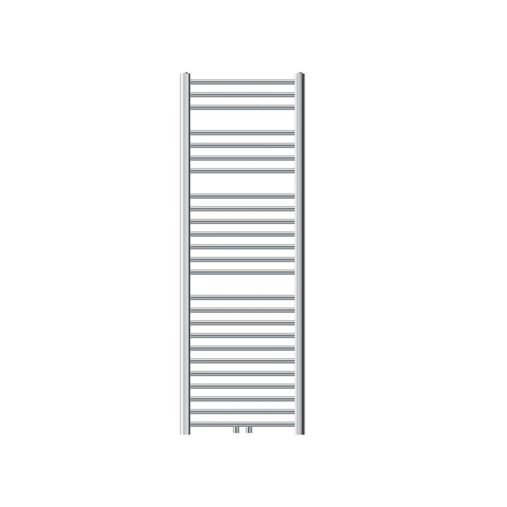 Radiator håndklæde ECD Germany Model Sahara 500 x 1500 mm krom bøjet med medium forbindelse håndklædeholder